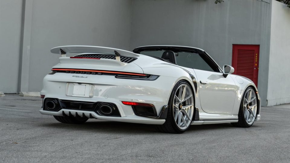 TECHART 992 Turbo S | Carrera White | on ANRKY XR-201 | Brushed Clear