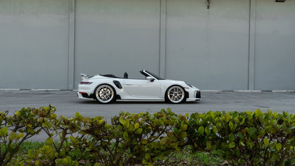TECHART 992 Turbo S | Carrera White | on ANRKY XR-201 | Brushed Clear