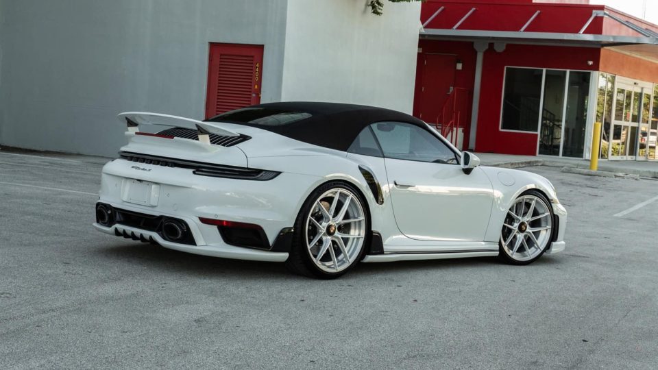 TECHART 992 Turbo S | Carrera White | on ANRKY XR-201 | Brushed Clear