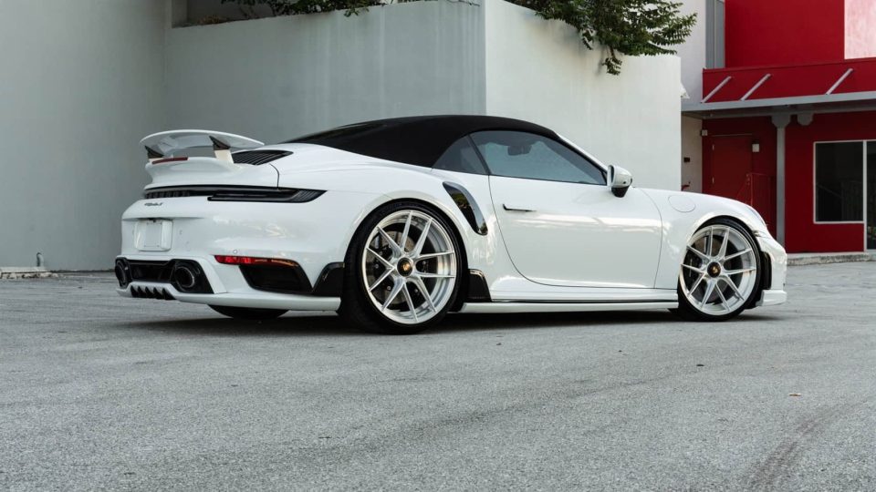 TECHART 992 Turbo S | Carrera White | on ANRKY XR-201 | Brushed Clear