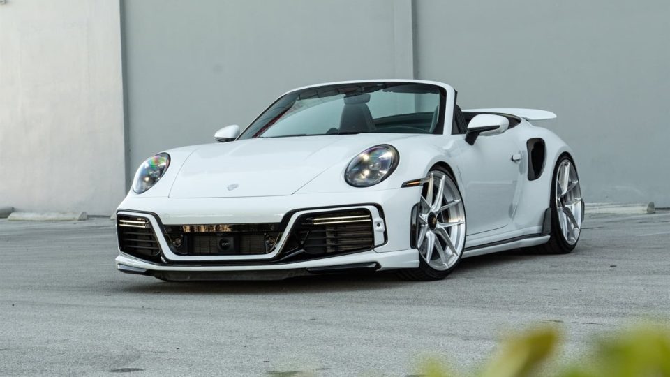 TECHART 992 Turbo S | Carrera White | on ANRKY XR-201 | Brushed Clear