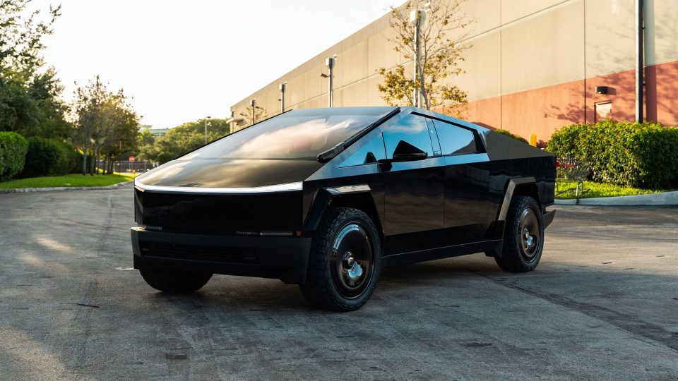 Tesla Cybertruck on Forgiato Cactus Jack