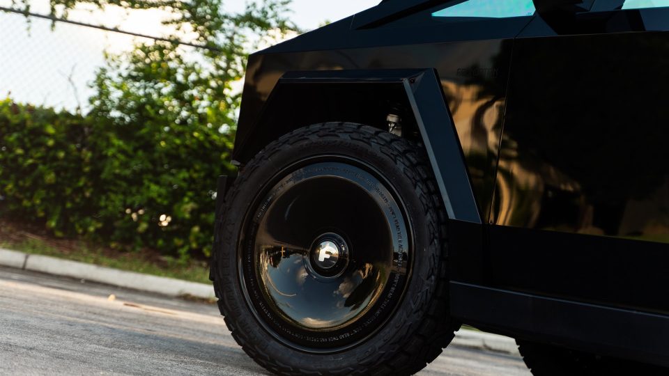 Tesla Cybertruck on Forgiato Cactus Jack