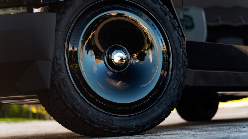 Tesla Cybertruck on Forgiato Cactus Jack