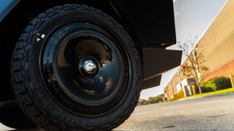Tesla Cybertruck on Forgiato Cactus Jack