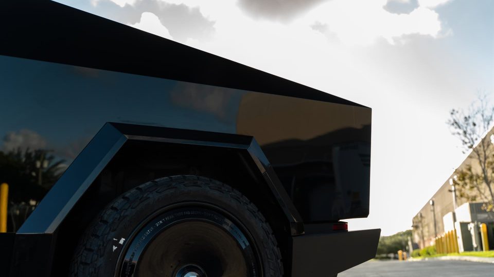 Tesla Cybertruck on Forgiato Cactus Jack