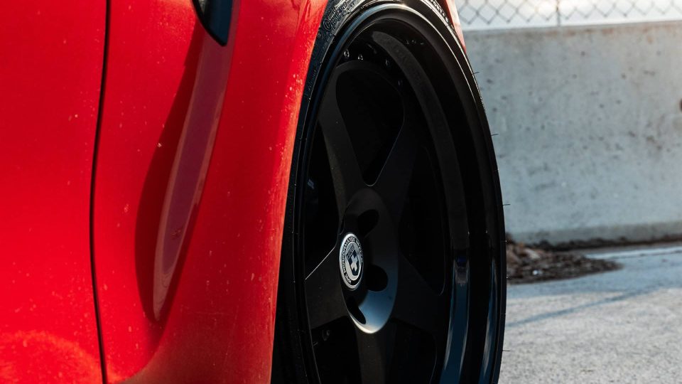 BMW G80 M3 | Toronto Red | on HRE Classic 305 | Satin Black