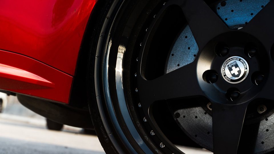 BMW G80 M3 | Toronto Red | on HRE Classic 305 | Satin Black