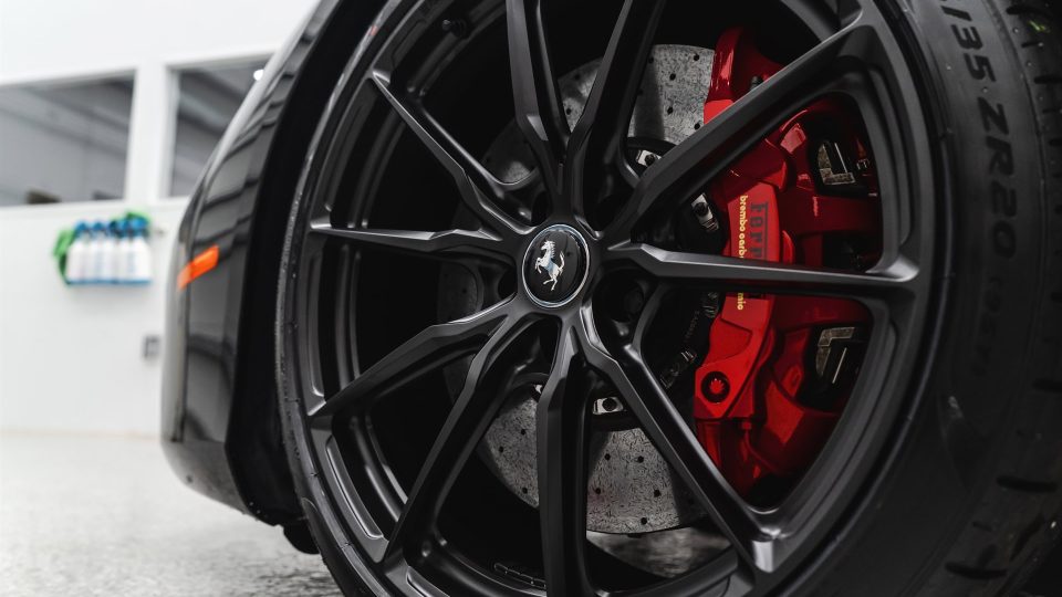 Ferrari 488 Spider | Nero | HRE P104SC | Satin Black