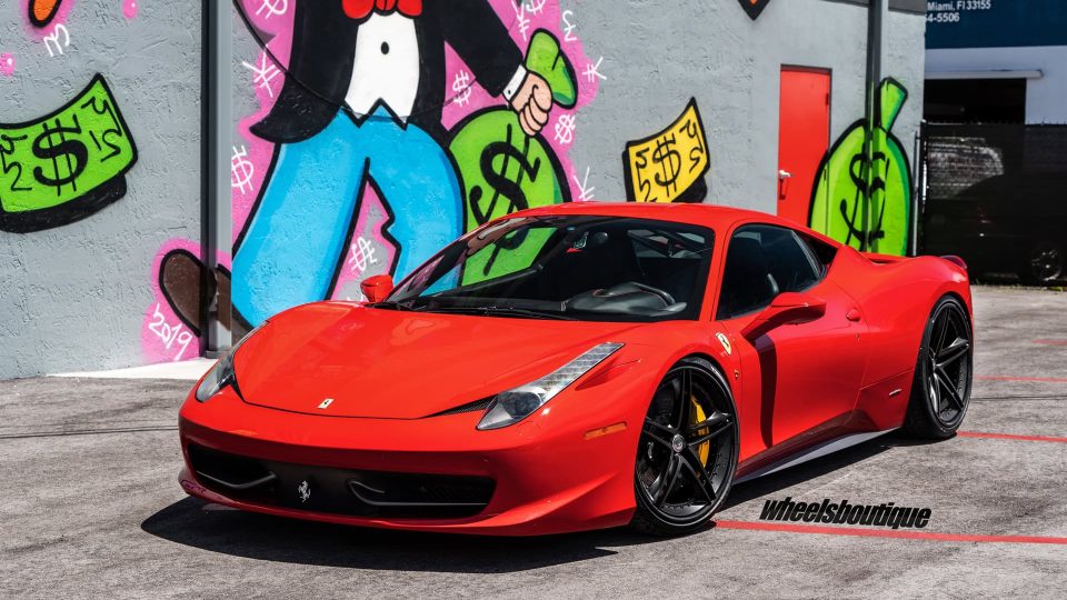 Ferrari 458 | | on HRE S207 | Satin Black