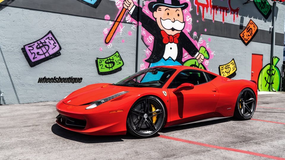 Ferrari 458 | | on HRE S207 | Satin Black