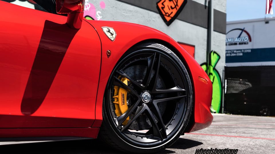 Ferrari 458 | | on HRE S207 | Satin Black