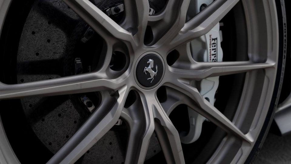 Ferrari 488 Pista | Bianco Avus | on HRE P104SC | Satin White Gold