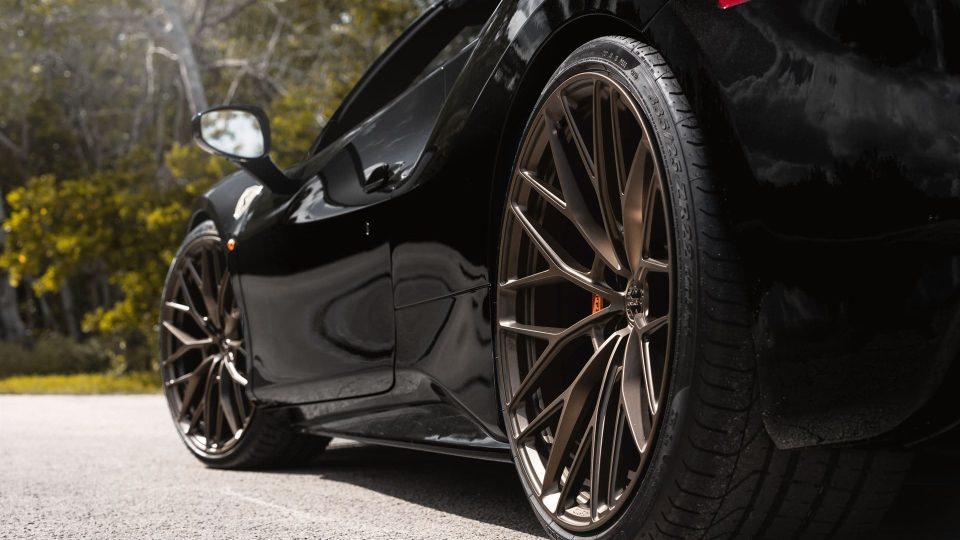 Ferrari 488 Spider | Nero | on ANRKY AN10 | Satin Bronze