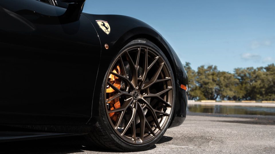 Ferrari 488 Spider | Nero | on ANRKY AN10 | Satin Bronze