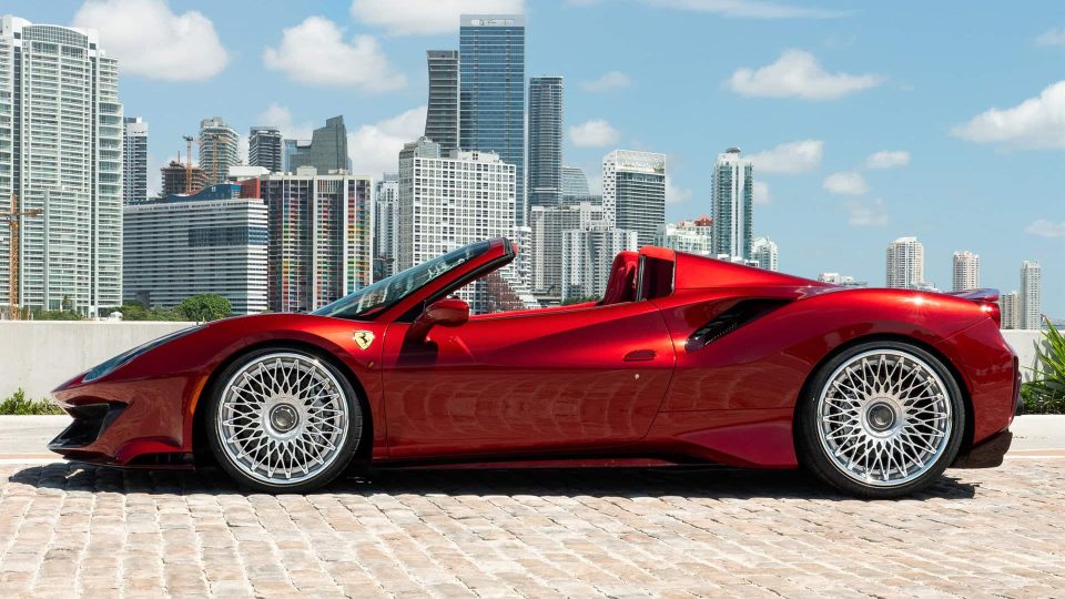 Ferrari 488 Pista | Rosso Fiorano | on ANRKY RS7.3 | Frozen Polished Clear