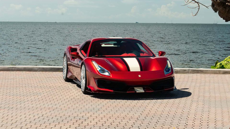 Ferrari 488 Pista | Rosso Fiorano | on ANRKY RS7.3 | Frozen Polished Clear