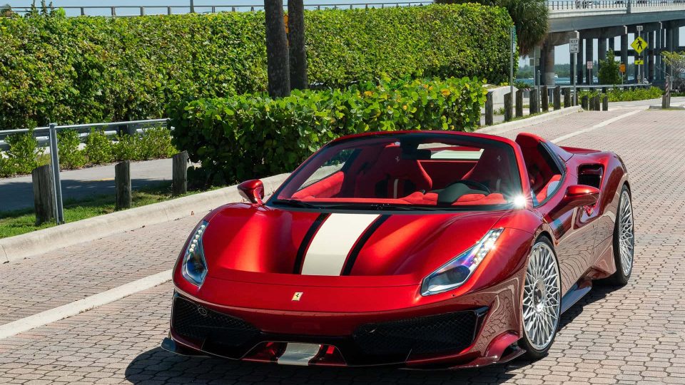 Ferrari 488 Pista | Rosso Fiorano | on ANRKY RS7.3 | Frozen Polished Clear