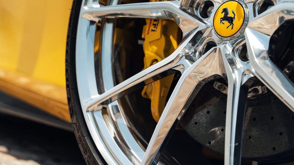 Ferrari 488 Spider | Giallo Modena | on ANRKY AN12 | Polished Clear
