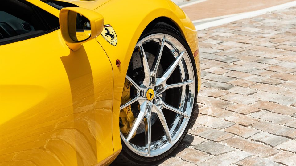 Ferrari 488 Spider | Giallo Modena | on ANRKY AN12 | Polished Clear