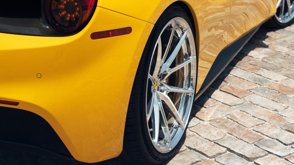 Ferrari 488 Spider | Giallo Modena | on ANRKY AN12 | Polished Clear