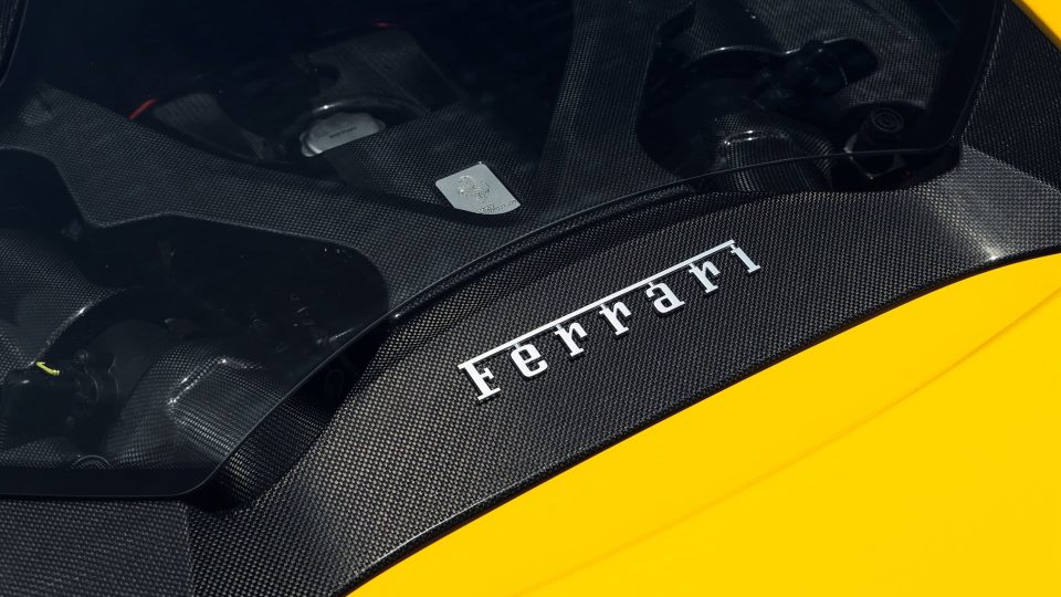 Ferrari 488 Spider | Giallo Modena | on ANRKY AN12 | Polished Clear