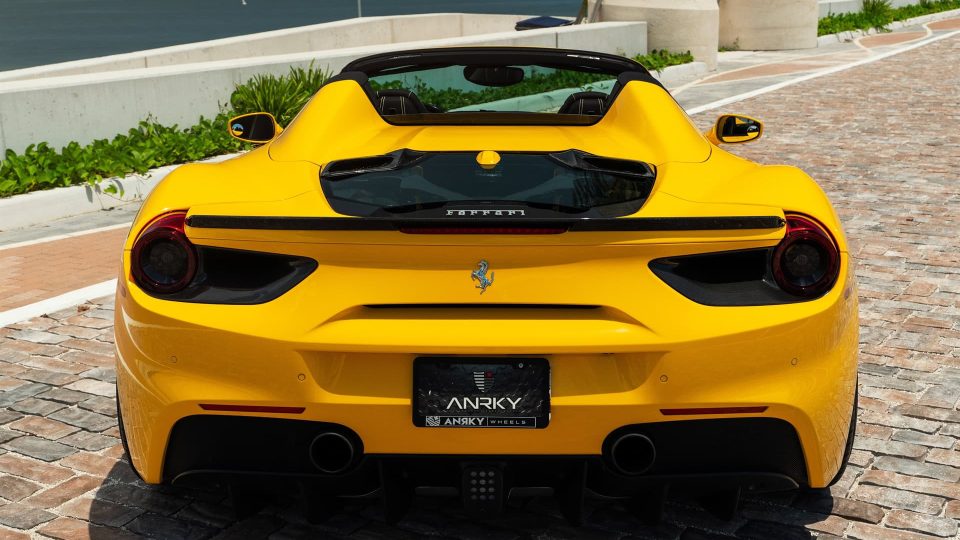 Ferrari 488 Spider | Giallo Modena | on ANRKY AN12 | Polished Clear