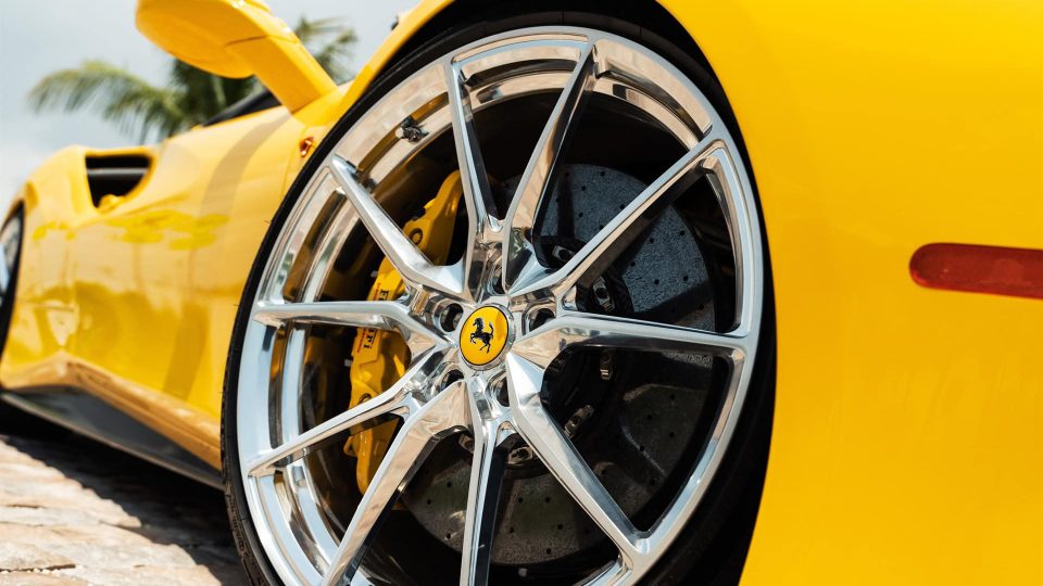 Ferrari 488 Spider | Giallo Modena | on ANRKY AN12 | Polished Clear