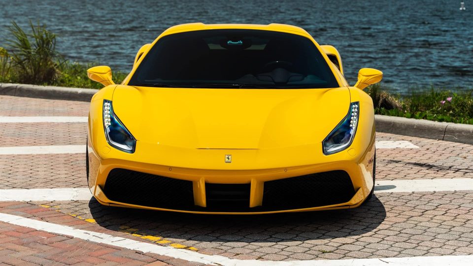 Ferrari 488 Spider | Giallo Modena | on ANRKY AN12 | Polished Clear