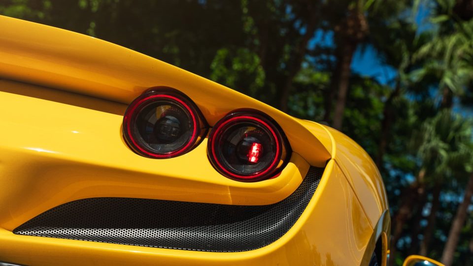 Ferrari F8 | Giallo Modena | on ANRKY AN12 | Satin Black