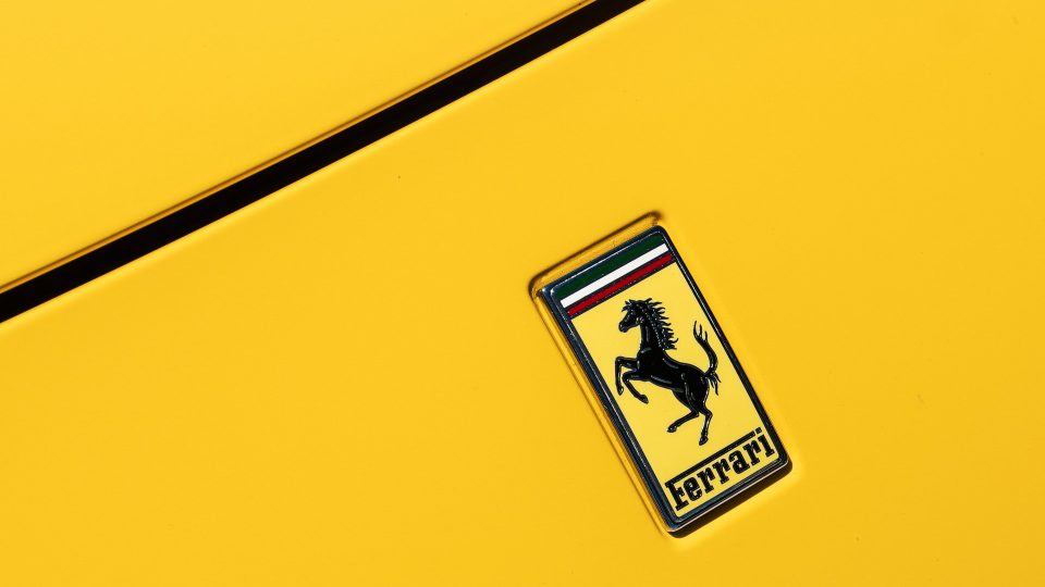 Ferrari F8 | Giallo Modena | on ANRKY AN12 | Satin Black