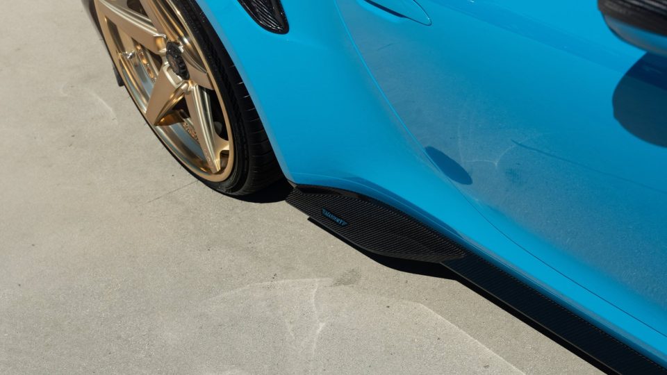 Mansory Porsche 992 | Rivera Blue | on ANRKY RS5.3 | Satin Mirror Polished Gold
