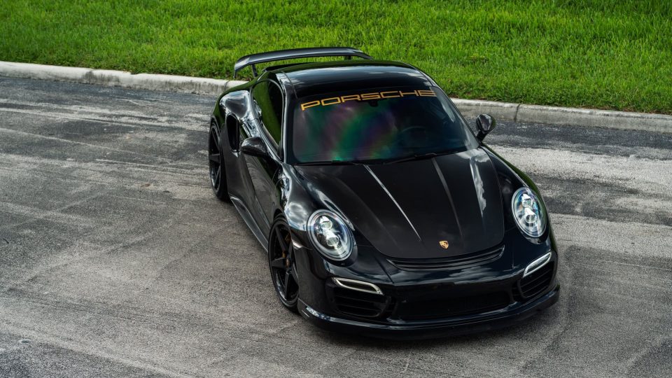 Porsche 991.1 Turbo S | Black | on ANRKY RS5.3C | Satin Black
