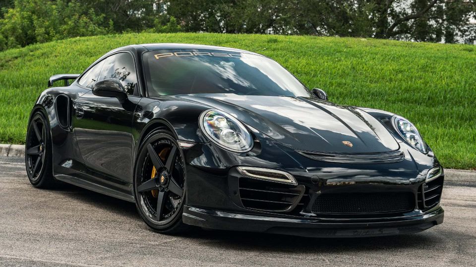Porsche 991.1 Turbo S | Black | on ANRKY RS5.3C | Satin Black
