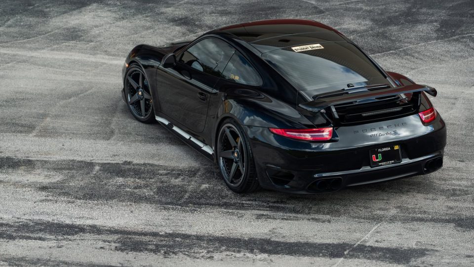 Porsche 991.1 Turbo S | Black | on ANRKY RS5.3C | Satin Black