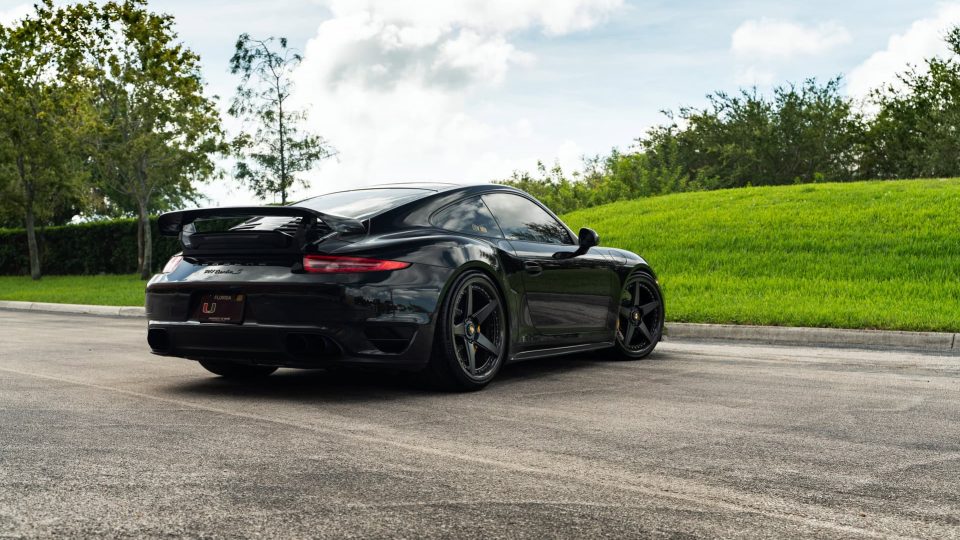 Porsche 991.1 Turbo S | Black | on ANRKY RS5.3C | Satin Black
