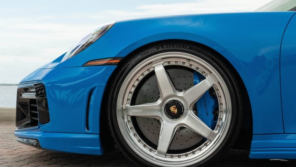 TECHART 992 Turbo S | Riviera Blue | on ANRKY JDX-200 | Brushed Clear Face + Mirror Polished Windows