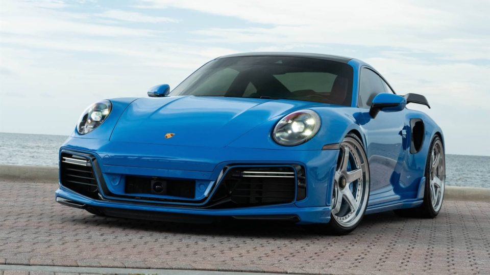 TECHART 992 Turbo S | Riviera Blue | on ANRKY JDX-200 | Brushed Clear Face + Mirror Polished Windows