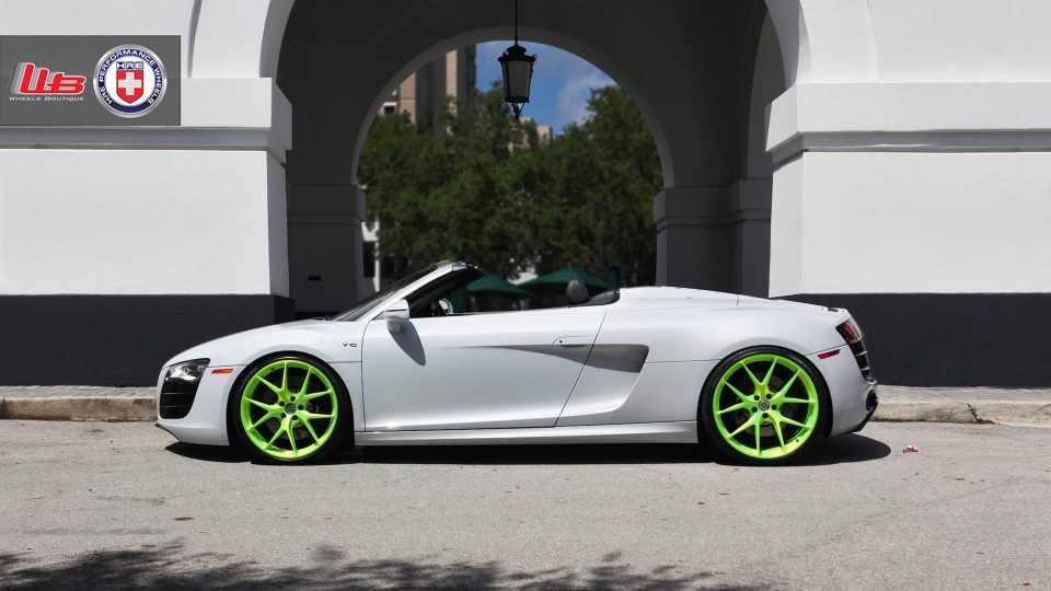 HRE P101 – Satin Monster Green | Audi R8