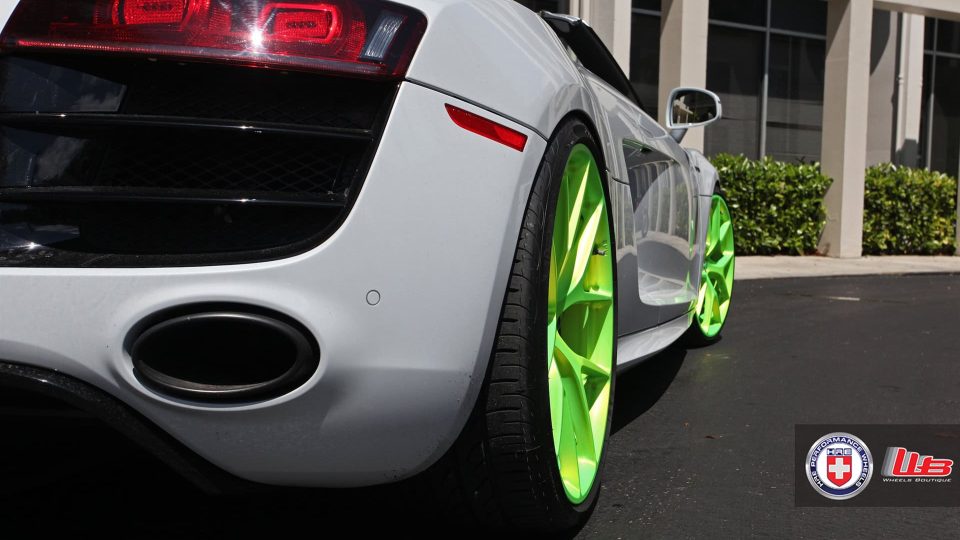 HRE P101 – Satin Monster Green | Audi R8