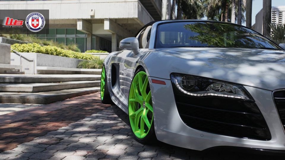 HRE P101 – Satin Monster Green | Audi R8