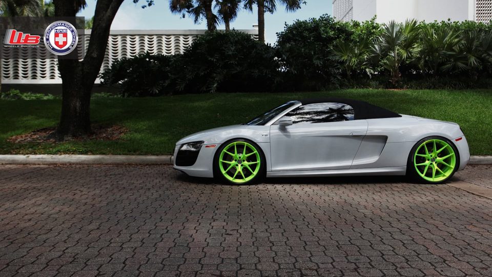 HRE P101 – Satin Monster Green | Audi R8