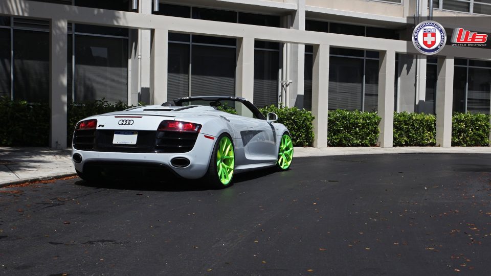 HRE P101 – Satin Monster Green | Audi R8
