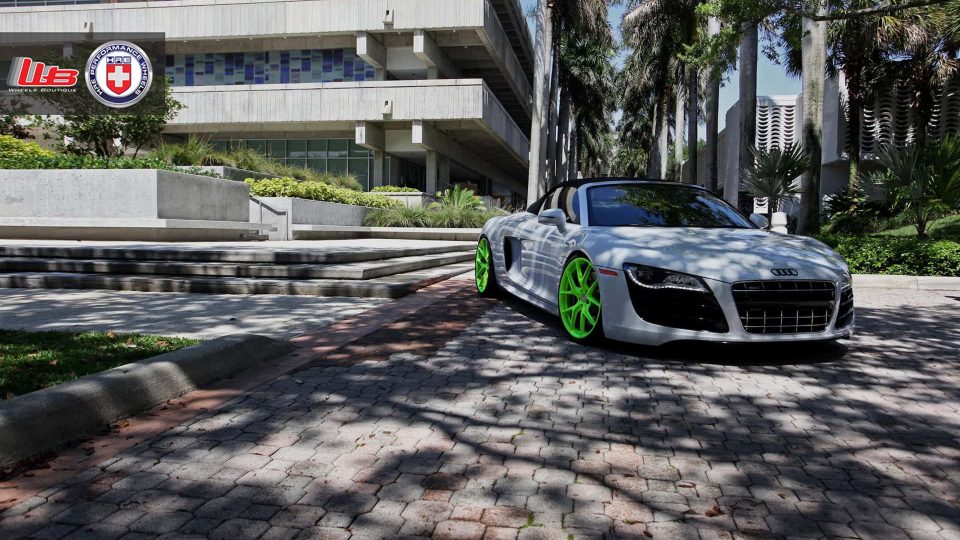 HRE P101 – Satin Monster Green | Audi R8