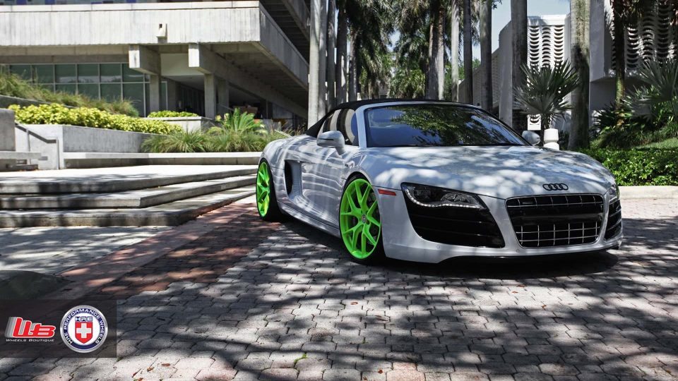 HRE P101 – Satin Monster Green | Audi R8