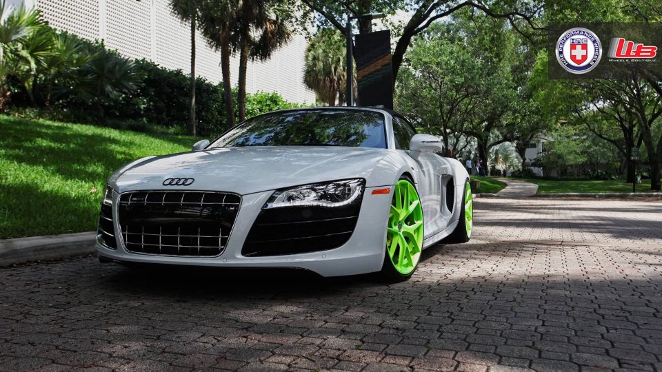 HRE P101 – Satin Monster Green | Audi R8
