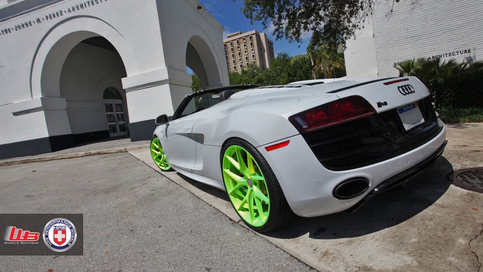 HRE P101 – Satin Monster Green | Audi R8
