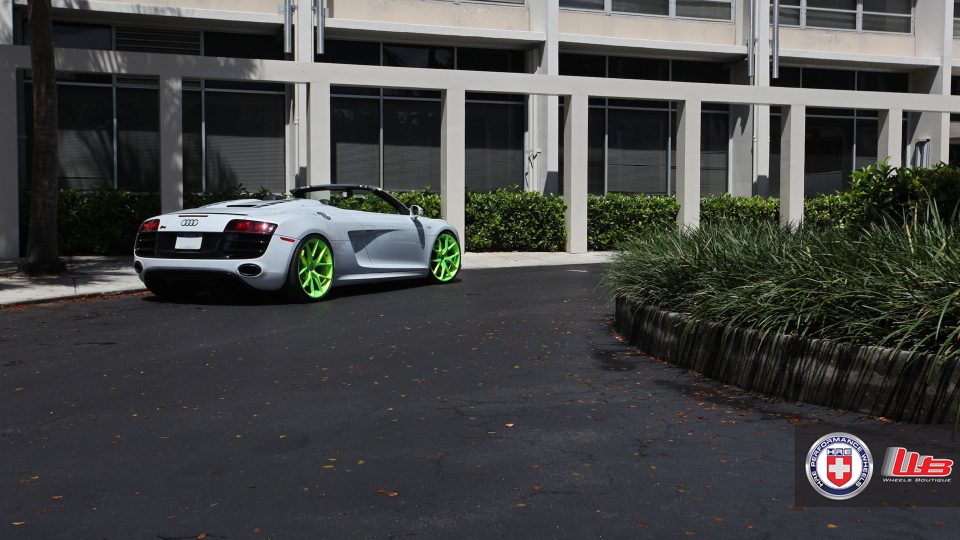 HRE P101 – Satin Monster Green | Audi R8