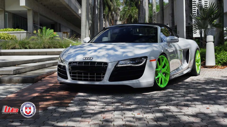 HRE P101 – Satin Monster Green | Audi R8