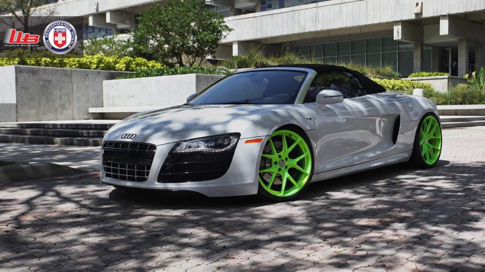 HRE P101 – Satin Monster Green | Audi R8